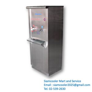 เครื่องทำน้ำร้อน-น้ำเย็น แบบต่อท่อ 2 ก๊อก S200-C1-H1 สแตนเลส