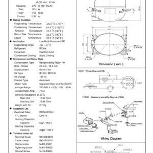 สเปค คอมเพรสเซอร์ gmcc ตู้กดน้ำเย็น 4 ก๊อก