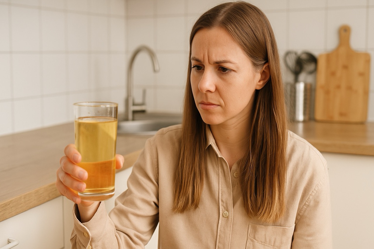 น้ำมีสีเหลือง