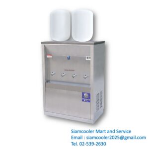 ตู้น้ำ แบบเติมน้ำ เจาะรูคว่ำถัง รังผึ้ง mc-4p-2r